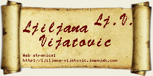 Ljiljana Vijatović vizit kartica